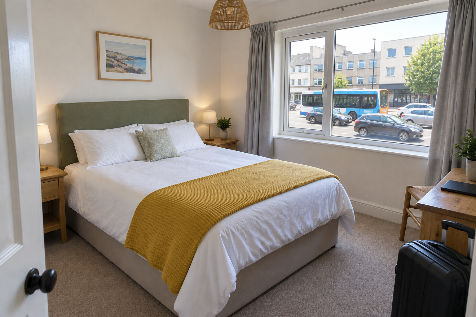 Their room on arrival